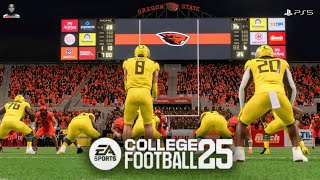 College Football 25: "2 0T THRILLER" Oregon Ducks vs. Oregon State Beavers (PS5) (Full Game)