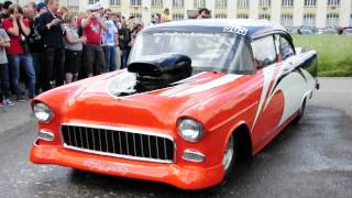 4. US-Car Trike & Harley-Davidson Treffen Erzingen Dragster Burnout 1