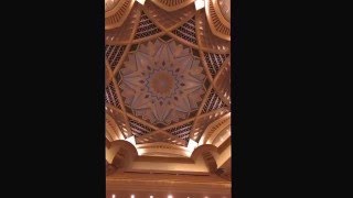 Inside Emirates Palace in Abu Dhabi