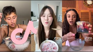 hwachae asmr tiktok compilation #2 korean ice fruit bowl mukbang