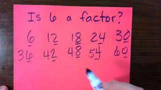 Is 6 a factor?