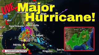 🔴Live: Major Hurricane!  -  Severe Weather Coverage  9-24-24