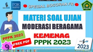 TERHOT!! 100 SOAL UJIAN CAT PPPK MODERASI BERAGAM KEMENAG 2023