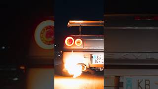 R34 GTR shooting world record flames #r34 #gtr