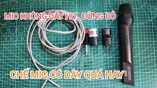 TẾT RÙI, Đang hát Mic Hỏng Phải làm sao đây_Chế Mic có dây Quá hay