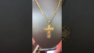 Gold Chain & Cross From Ritz Jewelers in Los Angeles #ritzjewelers