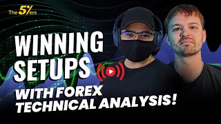 See How We Find Winning Trades Live - Forex Technical Analysis - The5ers Live Trading Room