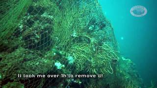 Wanglong Wall Abandoned Fishing Net removal