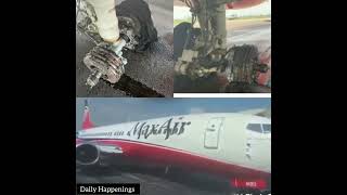 Max Air Plane Crash Lands At Abuja Airport Today