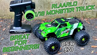 RLAARLO 1/18 Monster Truck - Under $100 RC Car for Beginners