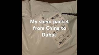 My Shein Packet From China to Dubai#trending #viral#shorts