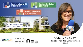 ODEALIM : interview de Valérie CHANET, directrice marketing au salon de la copropriété 2023