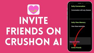 How to Invite Friends on Crushon AI (2024) | Crushon AI Tutorial