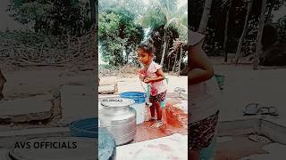 Tanvika enjoy 🥰#nature #avsofficials #shorts #children