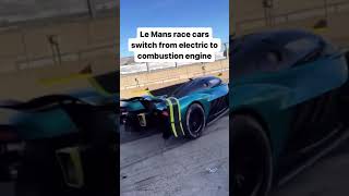 Le Mans cars switching from Electric engine to Combustion. EARGASM