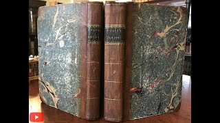 Rhine River Journey Utrecht to Frankfurt 1794 leather 2 Vol. Set | Brian DiMambro Virtual Book Tour