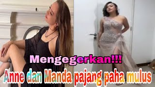 Heboh!!! Anne dan Manda bikin mata melotot