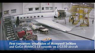 Pentastar Aviation Gogo AVANCE L5 Honeywell Jetwave Install