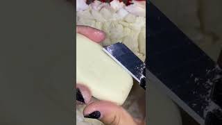 Cutting dry soap 🤍🔪🎶