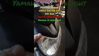 convert into touring handle bar/ modified headlight,speedometer for RUSI SSX200