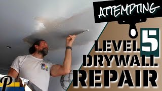 Repairing Water Damaged Drywall. Drywall Mudding