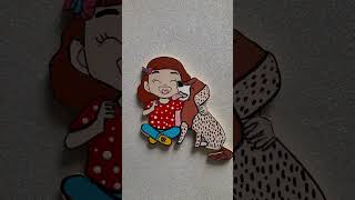 Hand painted wooden Rakhi fridge magnet #rakshabandhan #gift #fridgemagnets #shortvideo#yshorts #art