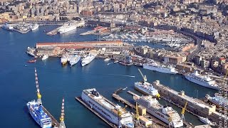 Itália (Genova), imagens aéreas