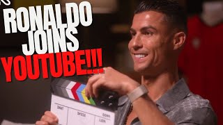 Ronaldo joins YouTube & Speed REACTS!!! Will he PASS Mr.Beast ???