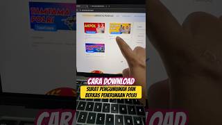 Cara Download Berkas Dan Surat Pengumuman Penerimaan Polri #penerimaanpolri #polisi #polri