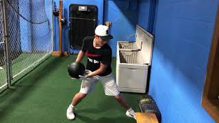 Launch Position/Hips Open MB Power Scoop Throws for Hitters | Best Hitting Drills