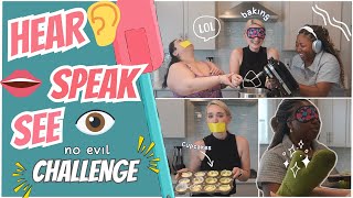 booktubers try to bake cupcakes BLINDFOLDED 🧁🙈🧁