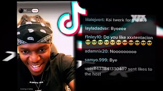 KSI TIKTOK LIVE QNA WITH FANS (FULL STREAM)