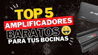 TOP 5: Amplificadores accesibles para bocinas 🤑🔊⚡️