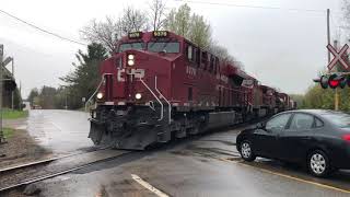 Railfanning in the Rain! CP Trains 112 & 421 @Humberstation Rd- Mactier Sub. 05.14.2020