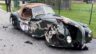 SMH: A Woman Was On Her Phone & Ruined A 1948 Jaguar XK120!