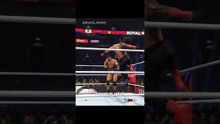 WWE 2K23: Roman Reigns Retains His Championship At The Royal Rumble PLE 2024 #muvesports