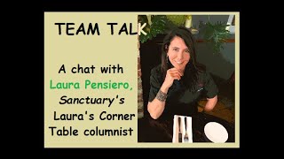 Sanctuary's TEAM TALK: Episode 2 (Chat with Sanctuary columnist Laura Pensiero on July 15, 2021)