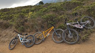 20230924 - Fast and Crashline with Spence - Cattle Hill - Sweeney Ridge - Pacifica, CA - MTB