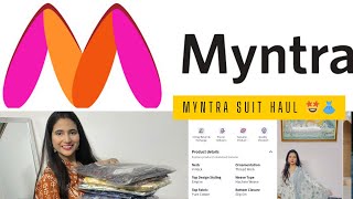 *Huge* Myntra Suit Haul | 2024 Trendy Collection | Latest Pick Myntra - Priyanka Dhoundiyal