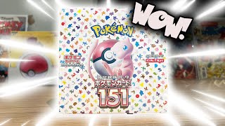 Opening Pokémon 151 Japanese Booster Box | ITS AMAZING!