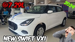 Swift Vxi 2024 review @7.29L 🔥.  इस के साथ क्या कर दिया Maruti 😂.New 2024 Swift ❤️