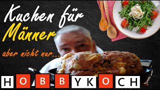 Pizza Leberkäse Kuchen backen Geburtstagskuchen für Männer FLEISCHKÄSE KUCHEN selber machen REZEPT