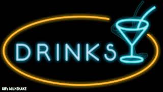 DRINKS Neon Background • Loop HD Screensaver 🔇