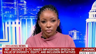 Rep. Crockett Breaks Down Her Passionate Response on "Oppression" with Alex Wagner | MSNBC