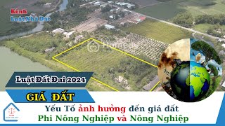 Yếu tố ảnh hưởng đến giá đất phi nông nghiệp và nông nghiệp | Luật Đất Đai 2024