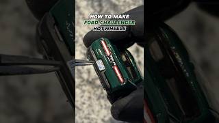 HOW TO MAKE FORD CHALLENGER HOTWHEELS #hotwheels #ford #challenger #diy #tutorial #musclecar