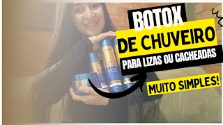 como fazer o botox no chuveiro rhenuks / reparação