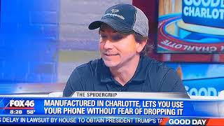 David Britt LIVE on FOX46 Charlotte SpiiderGriip : "Good Day Charlotte" - TV Interview SpiiderGriip®