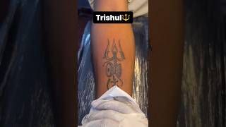 Trishul tattoo in Kadapa, Contact: 7893933648 #shorts #trishul #shiva #trishultattoo