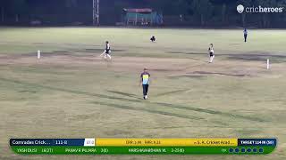 Live Cricket Match | S. K. Cricket Academy Ahmednagar vs Comrades Cricket Academy | 16-Sep-24 01:22